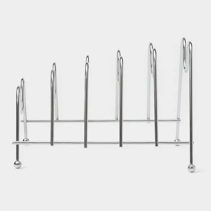 Подставка для крышек на 5 предметов Доляна, 22.5&times;20.5&times;16.5 см, хром