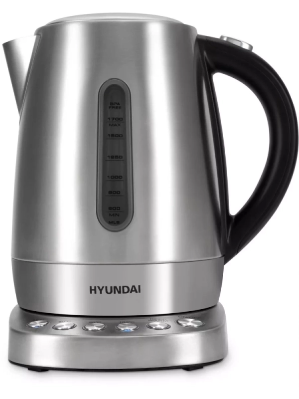 Чайник HYK-S7770 1,7л 2200Вт серебристый (металл)