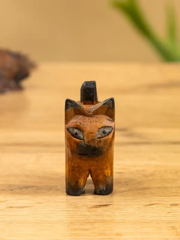 Сувенир &laquo;Причудливый кот&raquo;, 5.5&times;4.5&times;2.5 см, дерево