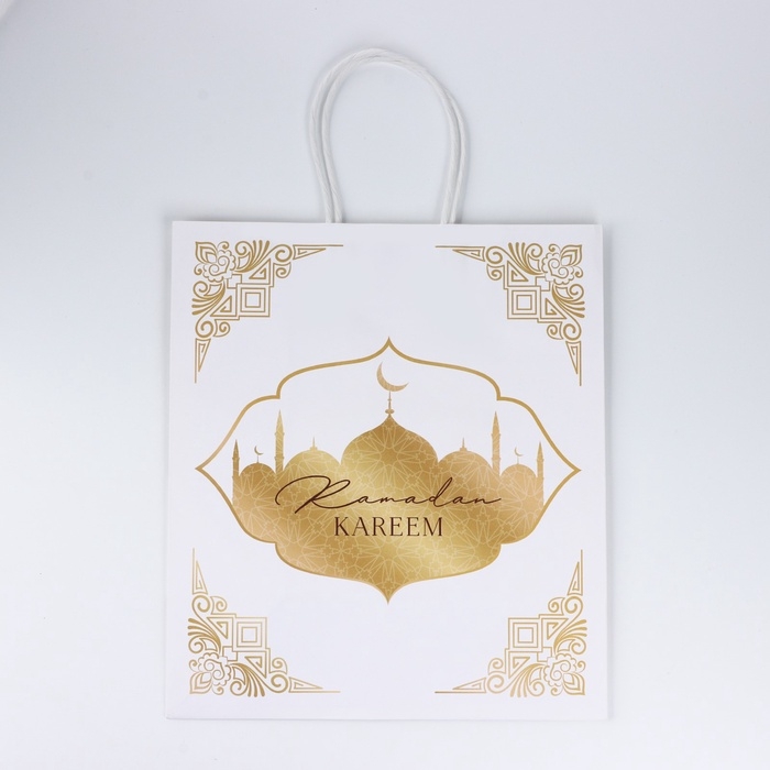 Пакет подарочный крафтовый Ramadan, 22 х 25 х 12 см Пакет подарочный крафтовый Ramadan, 22 х 25 х 12 см