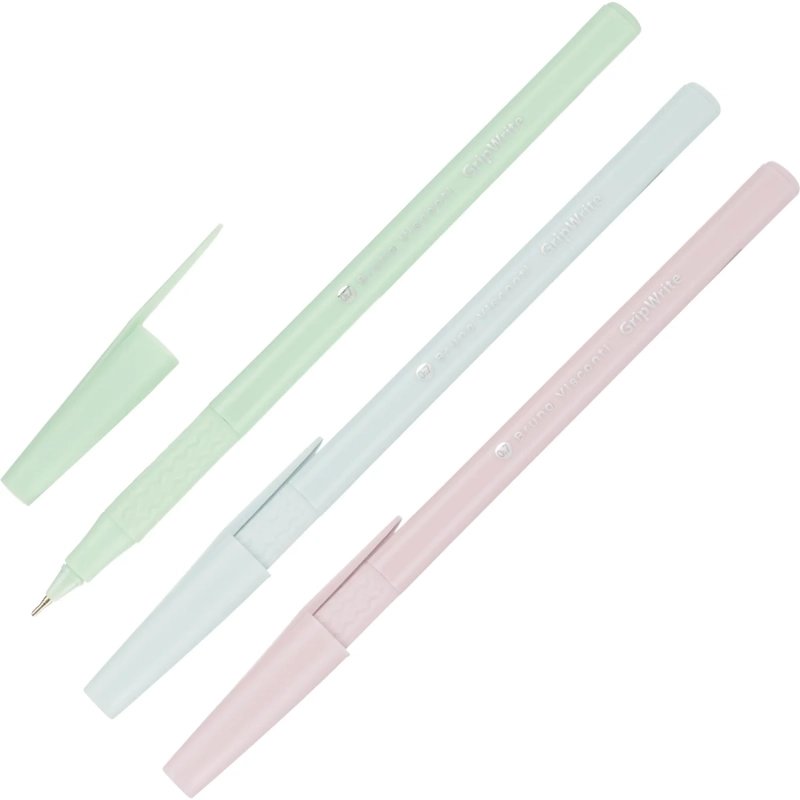 Ручка шариковая неавтомат. GripWrite Zefir линия 0,7мм, син.,асс,20-0326/03