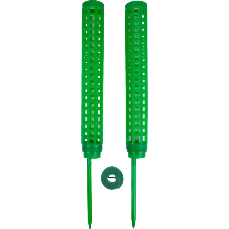Опора наборная д/раст h38см, d3,5 мм,2шт/уп, лента-липучка L1м,зелен,266545