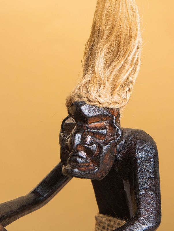 Сувенир Сувенир "Абориген музыкант" дерево, 12х8х14 см