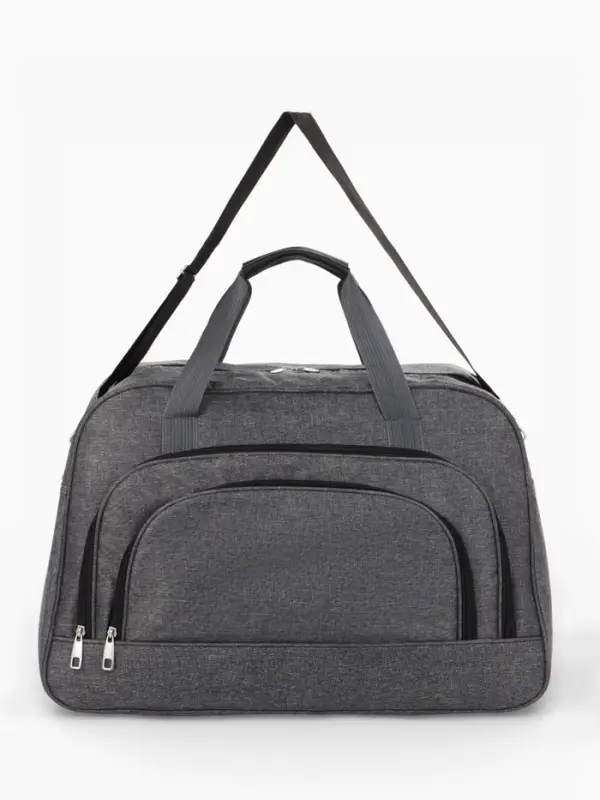 Сумка дор Отдых, 53*23*34, отд на молнии, 2н/кармана, дл ремень, серый