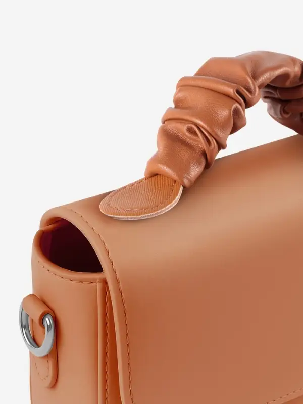 Ручка для сумки, пришивная, 18&times;3.5 см, терракотовая