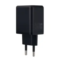 Переходник сетевого зарядного устройства на Type-C PD30W + USB QC3.0  C157A HOCO черный