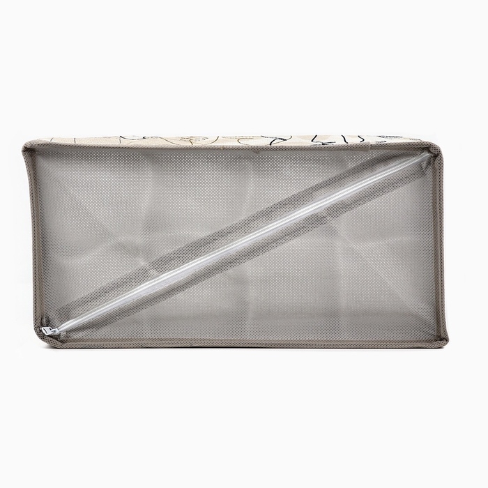 Органайзер для хранения, кофр для белья 8 ячеек Органайзер для хранения, кофр для белья 8 ячеек"Лица", 28 х 16 х 10 см