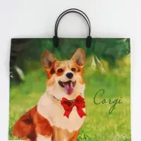 Пакет "Корги, полиэтиленовый, пластиковая ручка 37х35 см 90 мкм Пакет "Корги, полиэтиленовый, пластиковая ручка 37х35 см 90 мкм