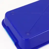 Туалет средний с сеткой 36&times;26&times;6.5 см, синий/черничный