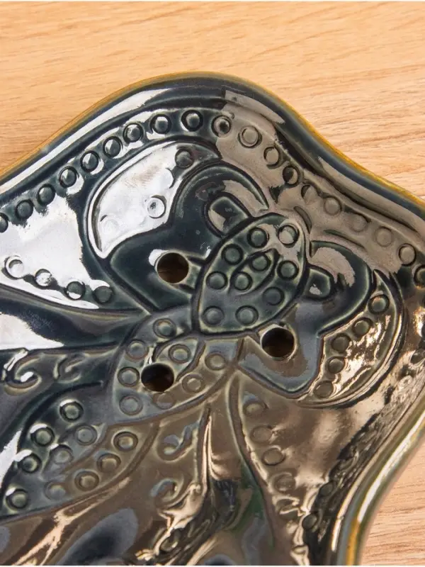 Мыльница &laquo;Рука Будды&raquo;, 17&times;13&times;3 см, керамика, синяя