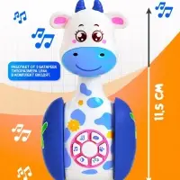 Неваляшка музыкальная ZABIAKA &laquo;Коровка Муму&raquo;, развивающая, световые и звуковые эффекты