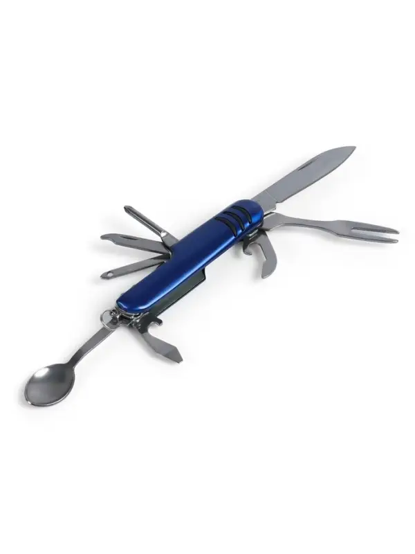 Нож швейцарский 9 в 1, синий