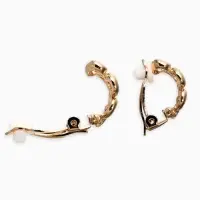 Клипсы "Винтаж" змейка, цвет золото Клипсы "Винтаж" змейка, цвет золото