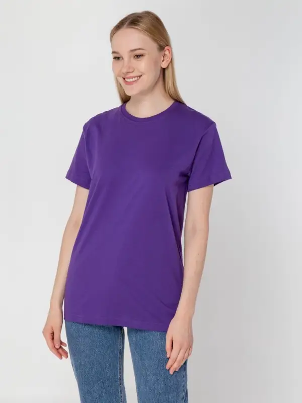 Футболка унисекс T-bolka 160, фиолетовая, размер S Футболка унисекс T-bolka 160, фиолетовая, размер S