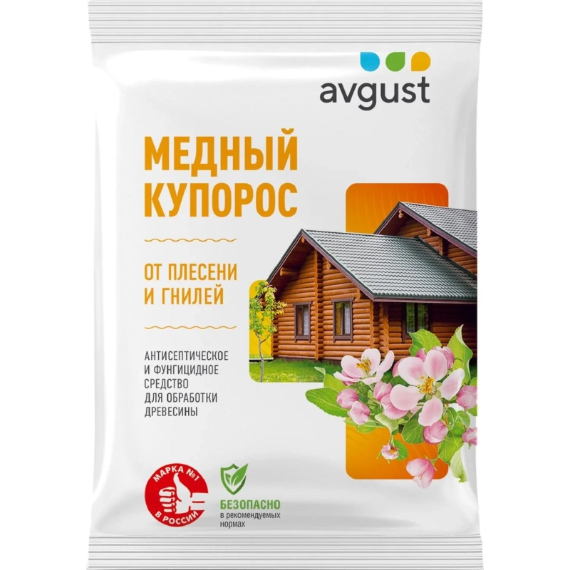 Средство Антисептическое фунгицидное  Медный купорос Пакет 300 г, 51000495