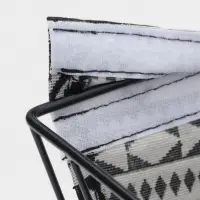 Корзина для хранения Доляна &laquo;Марокко&raquo;, 25&times;15&times;11.5 см, чёрная