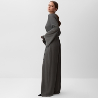 Платье женское MIST Classic collection, макси, размер 40-42, графит