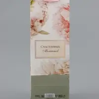 Пакет ламинированный под бутылку &laquo;Счастливых моментов&raquo;,13&times;36&times;10 см