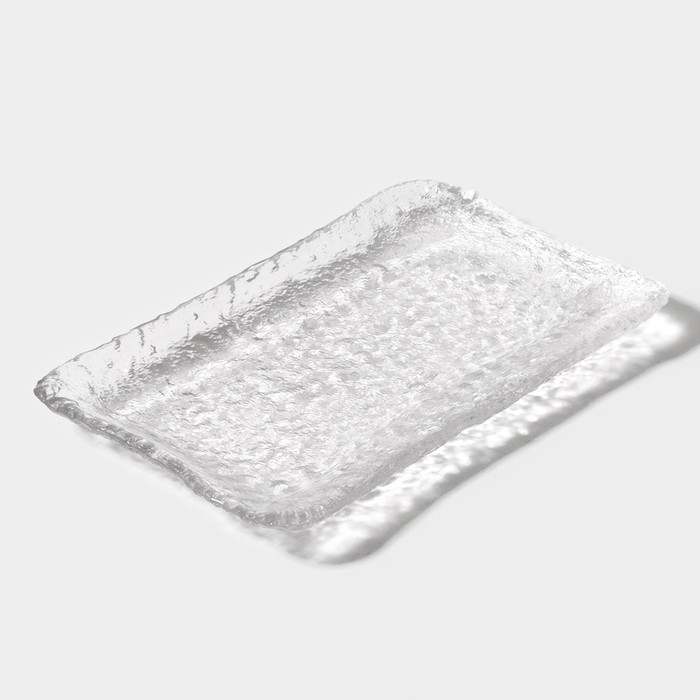 Блюдо для подачи стеклянное «Рифальтаро», 23,2×14×2 см Блюдо для подачи стеклянное «Рифальтаро», 23,2×14×2 см