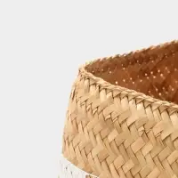 Корзинка плетёная &laquo;Манадо&raquo;, 30&times;30&times;19 см, бамбук, светлая