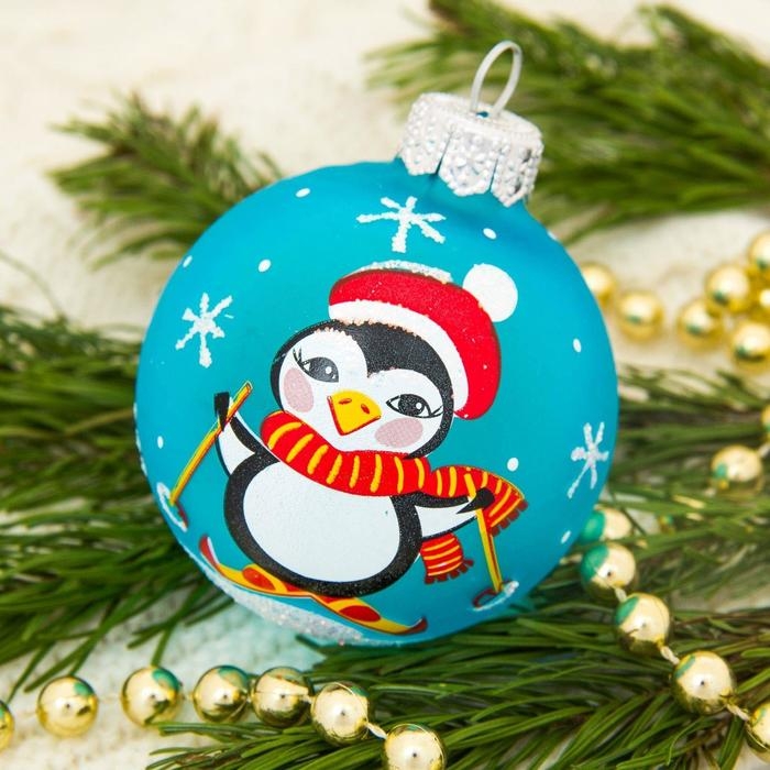 Шар Шар "Новогодний " d-6 см, микс