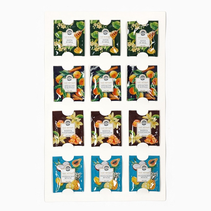 Чайный адвент календарь  Чайный адвент календарь "Уютного нового года", 12 п