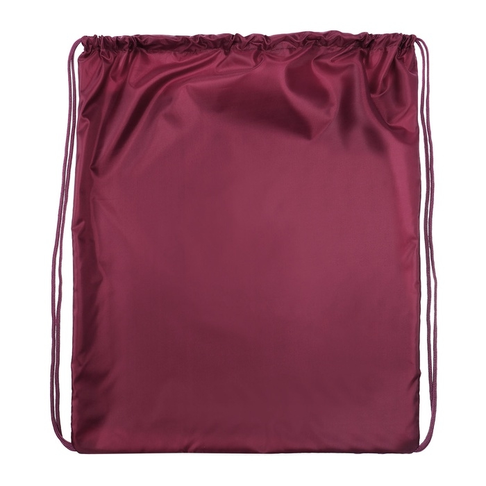 Мешок для обуви 490 Х 410 мм,  Мешок для обуви 490 Х 410 мм, "Стандарт" MAX, (мягкий полиэстер, плотность 210 D), бордовый