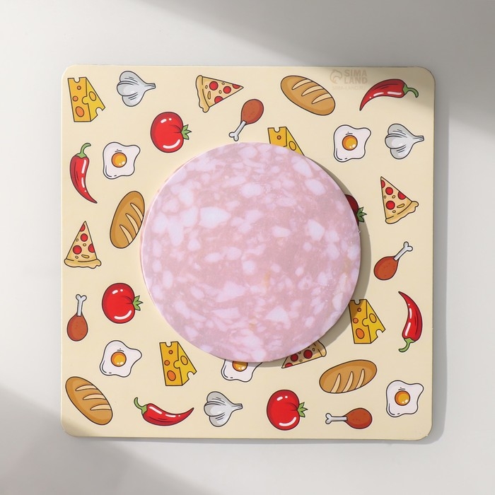 Магнит с блоком для записей Магнит с блоком для записей "Салями" 13х13 см