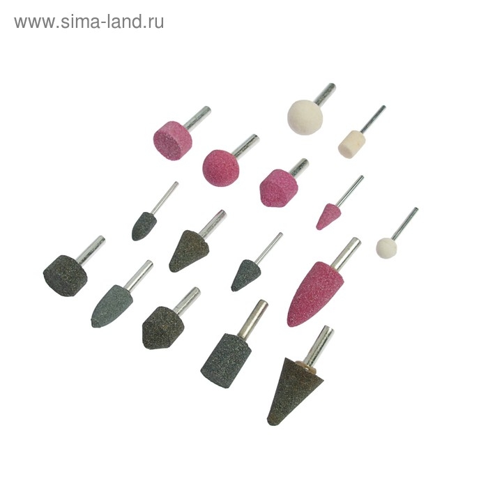 Набор шарошек абразивных ТУНДРА, диаметр хвостовика 3 и 6 мм, 16 шт. Набор шарошек абразивных ТУНДРА, диаметр хвостовика 3 и 6 мм, 16 шт.