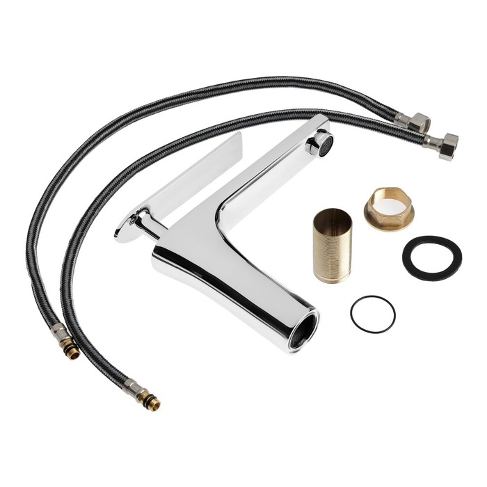 Смеситель для раковины ZEIN Z3873, однорычажный, высота излива 12 см, латунь, хром Смеситель для раковины ZEIN Z3873, однорычажный, высота излива 12 см, латунь, хром