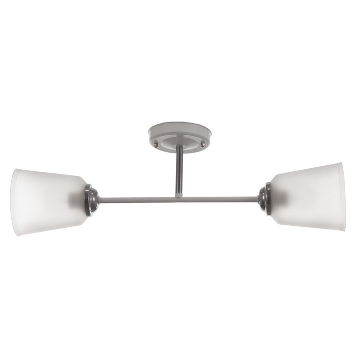 Люстра Люстра "Луч" (цилиндр) 2х15Вт Е27 МОДЕЛЬ: BR 00249 белый/прозрачный