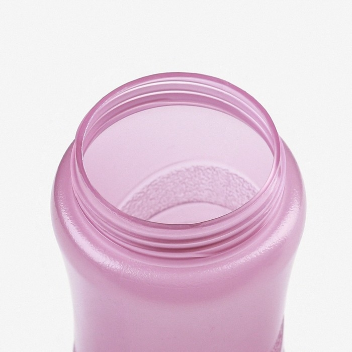 Бутылка для воды спортивная, 500 мл, 20.2 х 7.5 х 6.7 см, сиреневая Бутылка для воды спортивная, 500 мл, 20.2 х 7.5 х 6.7 см, сиреневая