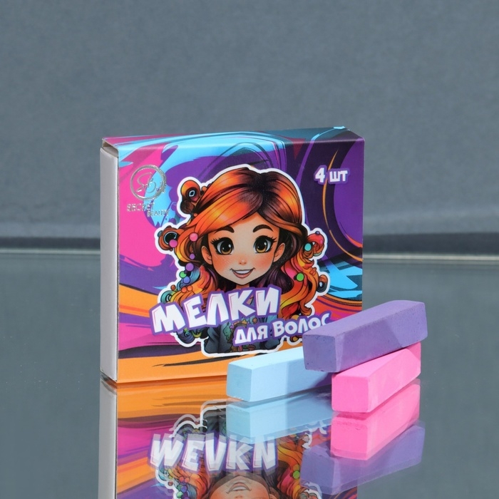 Мелки для волос, 4 шт. Мелки для волос, 4 шт.