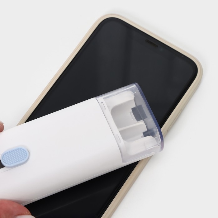 Мультифункциональный набор для чистки узких мест с распылителем и зажимом для клавиш Raccoon, цвет белый Мультифункциональный набор для чистки узких мест с распылителем и зажимом для клавиш Raccoon, цвет белый