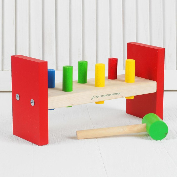 Стучалка на ножках деревянная Стучалка на ножках деревянная