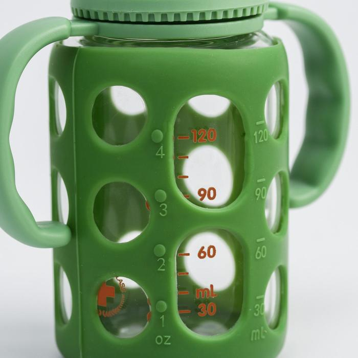 Бутылочка в силиконовом чехле, стекло, классическое горло, +3мес., 120мл., цвет МИКС для мальчика Бутылочка в силиконовом чехле, стекло, классическое горло, +3мес., 120мл., цвет МИКС для мальчика