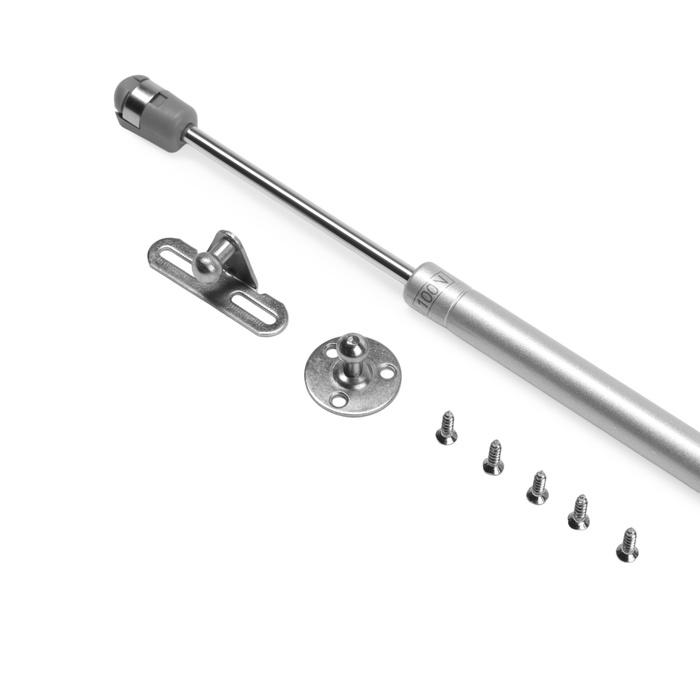 Газовый лифт ТУНДРА GL0100GR, 100N, цвет серый