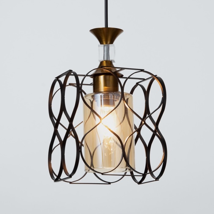 Светильник BayerLux Светильник BayerLux "Инфинити" E27 40Вт черный 15,5х15,5х18-118 см