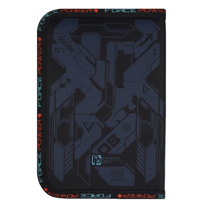 Пенал 1 секция, 133 х 200 х 35 мм, текстильный, Феникс Пенал 1 секция, 133 х 200 х 35 мм, текстильный, Феникс "Кибер" 65675