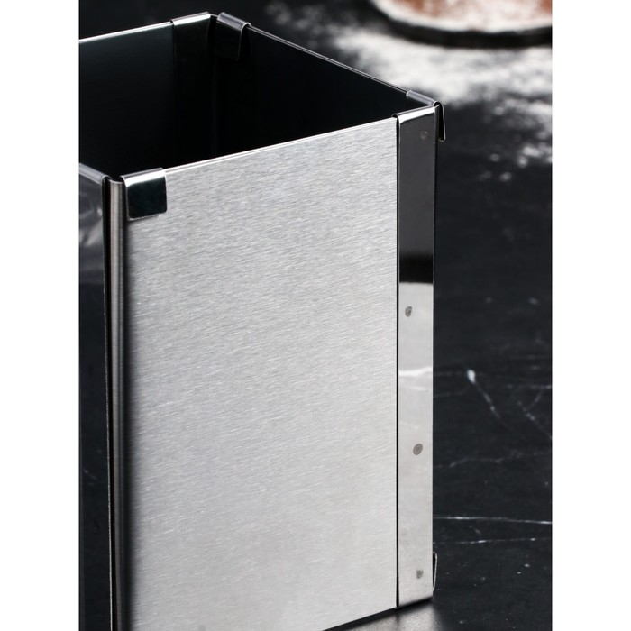 Форма для выпечки с регулировкой размера «Квадратная», h-14 см, 10х10 - 18х18 см Форма для выпечки с регулировкой размера «Квадратная», h-14 см, 10х10 - 18х18 см