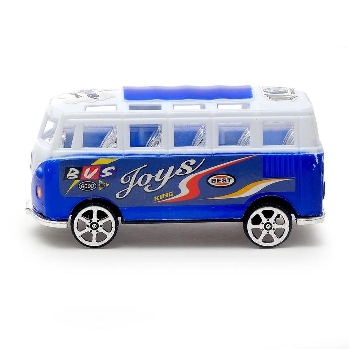 Автобус инерционный, цвета МИКС Автобус инерционный, цвета МИКС