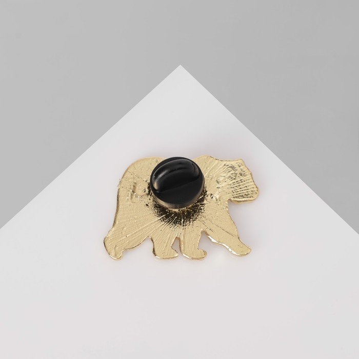 Значок «Медведь» лес, цветной в золоте Значок «Медведь» лес, цветной в золоте