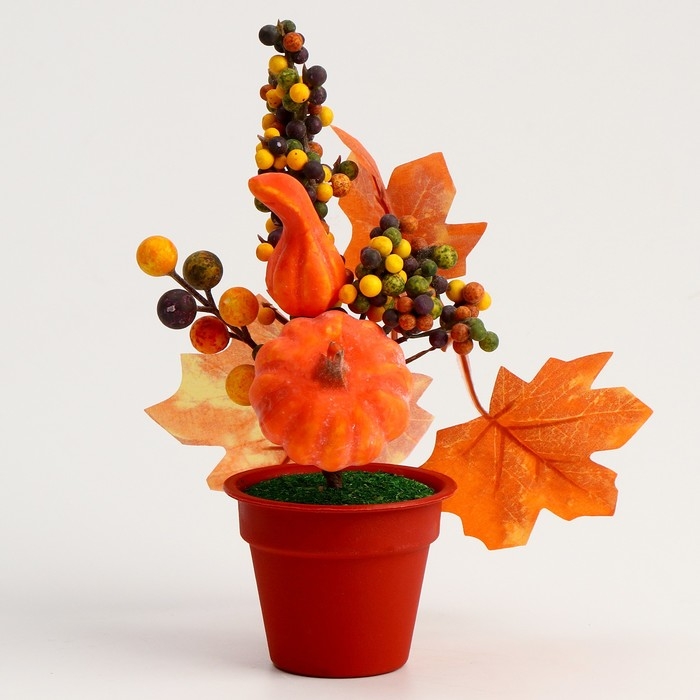 Декоративная композиция «Осенние настроение», 10×16×20 см, МИКС Декоративная композиция «Осенние настроение», 10×16×20 см, МИКС