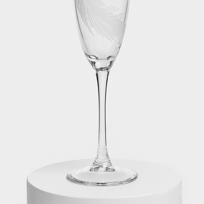 Набор стеклянных бокалов «Перо», 170 мл, 6 шт Набор стеклянных бокалов «Перо», 170 мл, 6 шт