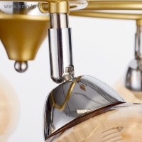 Люстра "Нова" 6x60Вт E27 шампань 68х68х26 см BayerLux