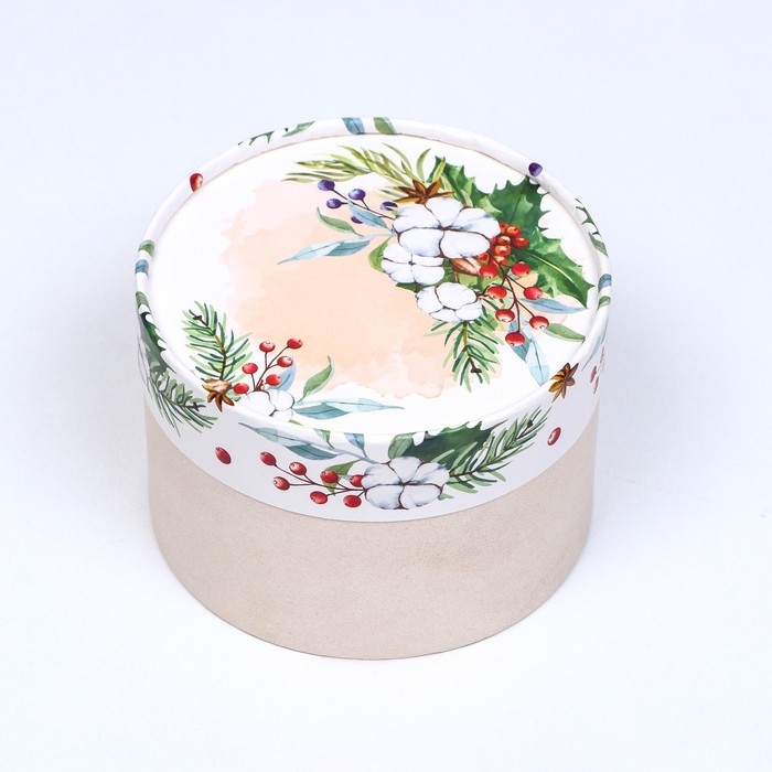 Новый год. Коробка Новый год. Коробка "Новогоднее украшение" завальцованная без окна ,13 х 8,5 см