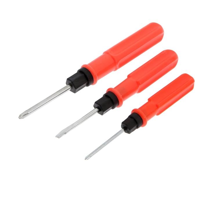 Набор отверток ЛОМ, 2 в 1, PH0/SL3 х 60 мм, PH1/SL5 х 70 мм, PH2/SL6 х 75 мм, 3 шт. Набор отверток ЛОМ, 2 в 1, PH0/SL3 х 60 мм, PH1/SL5 х 70 мм, PH2/SL6 х 75 мм, 3 шт.