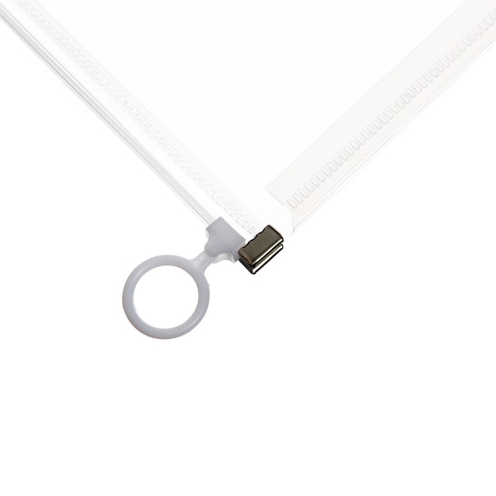 Папка-конверт на молнии формат А4, 180 мкр, прозрачная с рисунком Папка-конверт на молнии формат А4, 180 мкр, прозрачная с рисунком "Девочки", МИКС