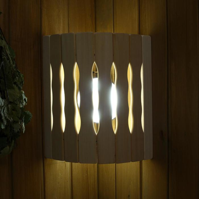 Абажур деревянный, угловой Абажур деревянный, угловой "Волна"