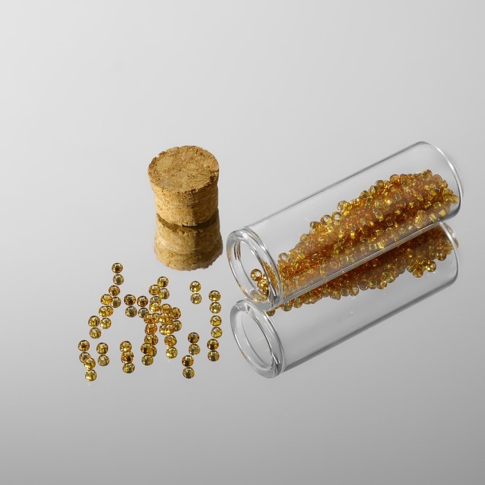 Набор баночек для хранения бисера, d = 1,7 × 5 см, 8 шт, в контейнере, 14,2 × 5,8 × 2,3 см Набор баночек для хранения бисера, d = 1,7 × 5 см, 8 шт, в контейнере, 14,2 × 5,8 × 2,3 см